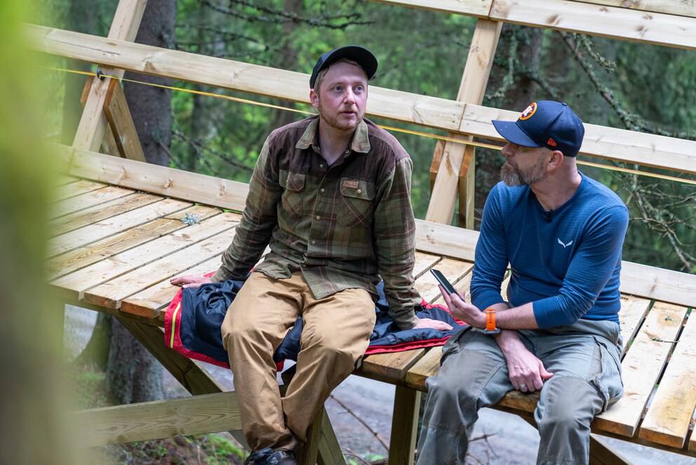 Ein ruhiger Moment in einem ansonsten hektischen Alltag auf der Trail-Baustelle.