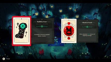 Tarotkarten bringen dir Vorteile in einem Run.