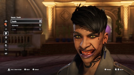 I can even customise my chompers.