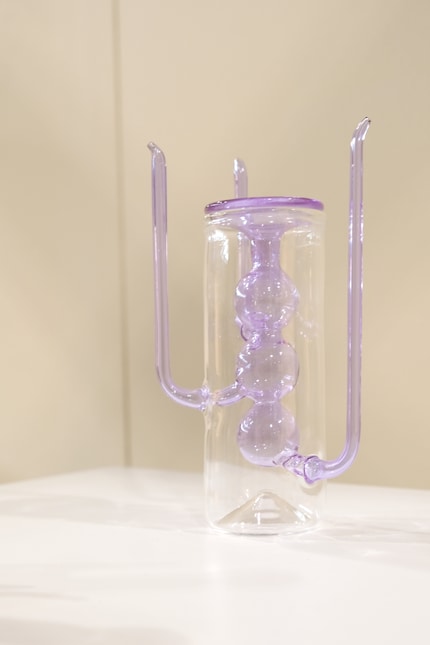  'Paused' provokes: The three-sip vessel encourages conscious drinking behaviour,