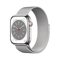 Apple Watch Series 8 (45 mm, Edelstahl, 4G, One Size)
