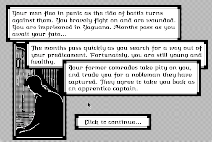 In prison, you have time to think. Are you fed up with the pirate life? Or do you want to give it another shot?
