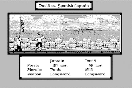 Looting is always preceded by a sword fight. It’s easier if you’ve got more men than your opponent.