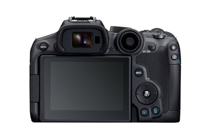 Die Rückseite der Canon EOS R7