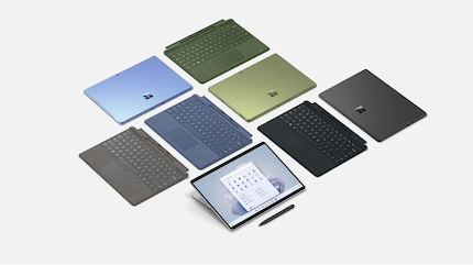 Das Surface Pro 9 gibt es mit Intel-Prozessor in diversen Farben.