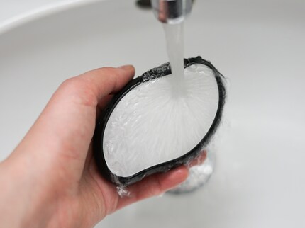 The Exfora can simply be rinsed under the tap.