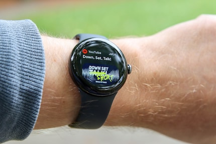 You can start YouTube videos on the Pixel Watch, but they’re played back on the smartphone.
