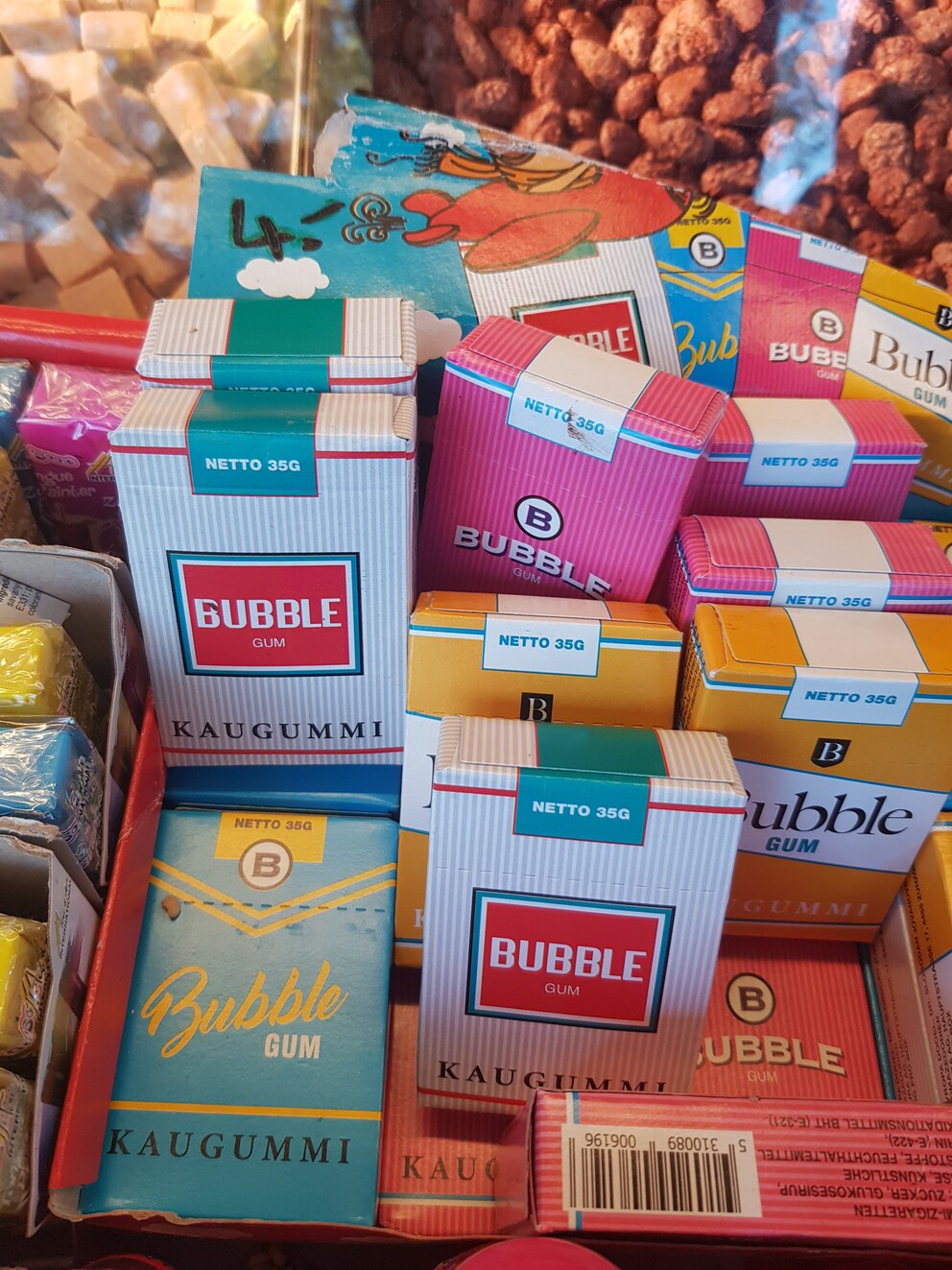 Oh yeah, chewing gum cigarettes. Because that’s obviously completely appropriate for kids. 