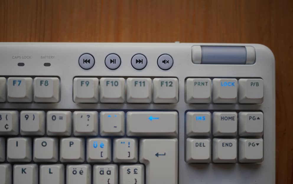 ... And four buttons on the right.