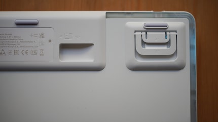 The keyboard angle is easily adjustable.