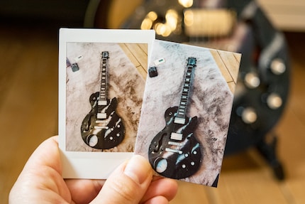 A side-by-side comparison of the printouts. Nice to look at, but could be better still.