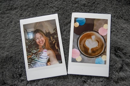 Contrary to popular opinion, the Instax photo develops on its own within two minutes.