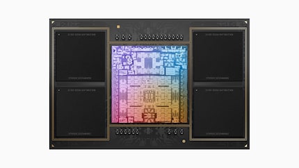 Schematische Darstellung des Apple M2 Max.