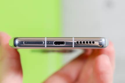 Card slot next to the USB-C port
