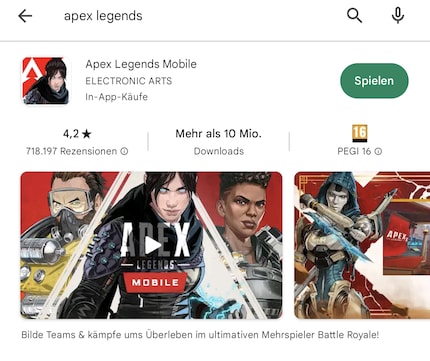 Even over ten million downloads in the Google Play Store cannot save «Apex Legends Mobile».