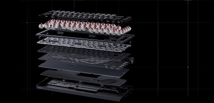 So ist die Asus ROG Azoth aufgebaut.