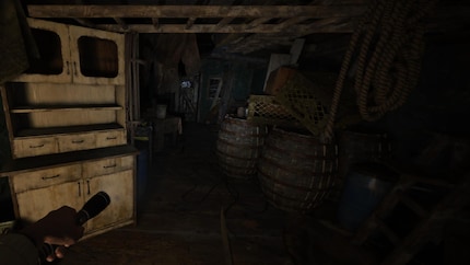 Die dunklen Level in «Resident Evil Village» wirken mit dem kontrastreichen OLED-Screen noch unheimlicher.