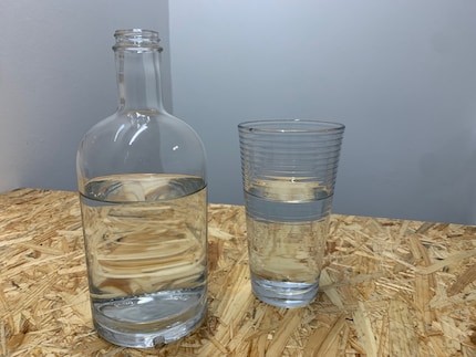 Geschafft! Mehr zu trinken, fiel mir leichter als erwartet.