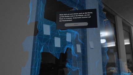 ...and with them. The more blue polygons you see while scanning, the better.