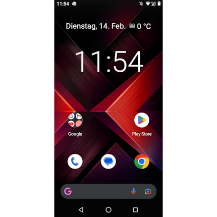 Cubot liefert das KingKong Mini 2 Pro mit vanilla Android 11 und den Google-Apps.