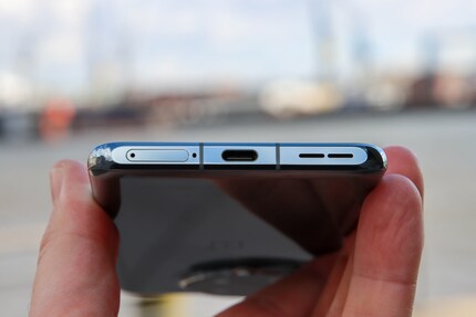 Schneller Laden über USB-C.