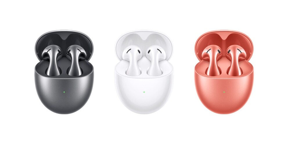 Die neuen Ohrhörer gibt's in drei Farben.