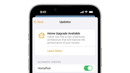 Für iOS 16.2 geplant, aber erst jetzt veröffentlicht: das Update für die Homekit-Architektur.