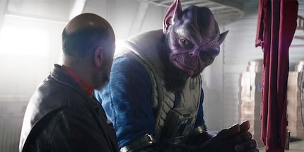 A battle-scarred and noticeably older Zeb Orrelios than the one we last saw in Star Wars: Rebels.