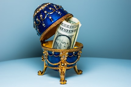 So klein ist ein Fabergé-Ei