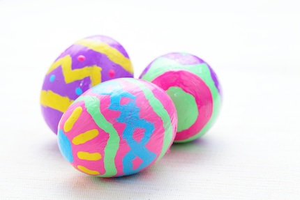 painted eggs for Easter