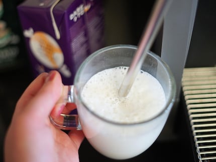 The barista version froths up nicely.