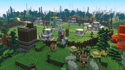 Ich mag die Optik von «Minecraft Legends» sehr.