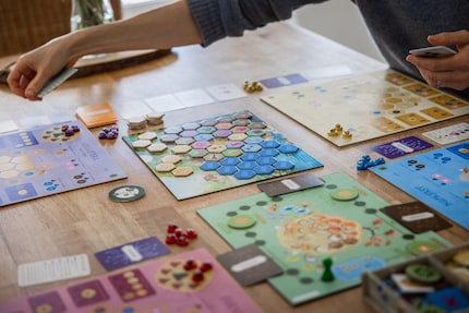 The aim of the game is to ensure that your bee colony receives enough food to survive the upcoming winter.