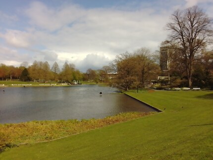 Hamburg’s Planten un Blomen Park looks prettier in real life.