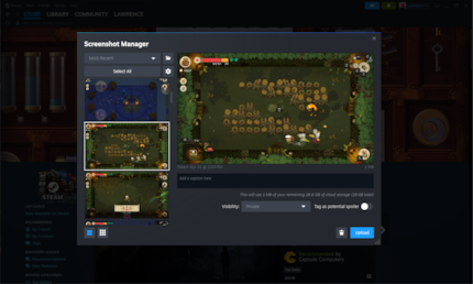 Verbesserte Screenshot-Verwaltung