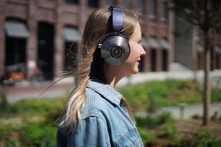 Without a visor, the Zone passes as a set of beautiful headphones.