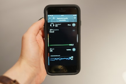 In the app, the Zone shows you what’s going on around you.