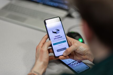 Der Idun Guardian lässt sich einfach mit einer Handy-App verbinden.