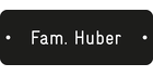 Logo of the Fam. Huber brand