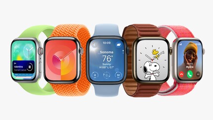 New design for the apps on the Apple Watch.