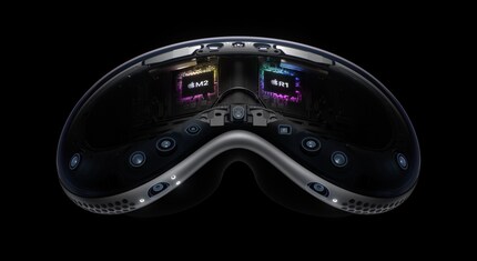 Im Innern des Vision Pro steckt ein ganzes Arsenal von Chips, Kameras und Sensoren.
