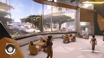 The metropolis of New Atlantis is the largest city Bethesda has ever programmed. With so many NPCs and buildings, I’m bracing myself for severe stutter.