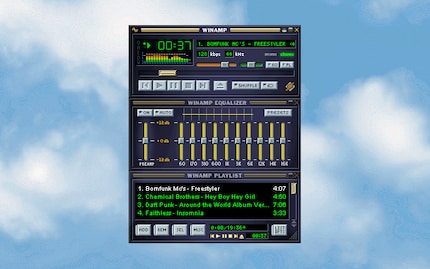 Winamp war damals mein Lieblings-MP3-Player.