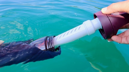Aus dem Vollen schöpfen: Durch den Filter wird Seewasser zu Trinkwasser