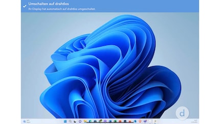 Die digitalen Artefakte sind nur kurz sichtbar. Hinweis: Vergrössere das Bild, damit du diesen Effekt sehen kannst.