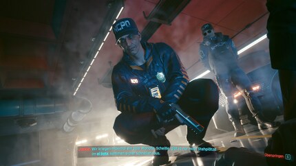 Cyberpunk auf einem Mac – wer hätte das gedacht? Flüssig mit meinem M1 Max aber nur in 1080p.