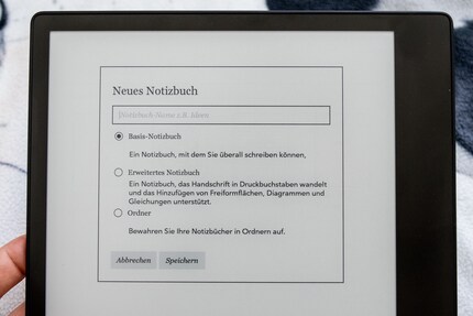 Choose a notebook.