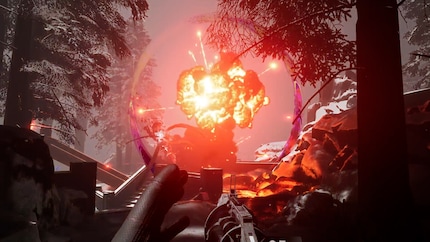 Explosionen bringen zumindest ein bisschen Farbe ins Spiel.