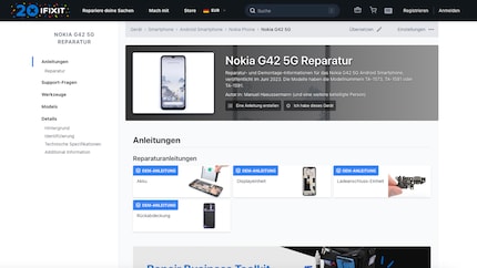 You can find repair instructions and order spare parts on iFixit.