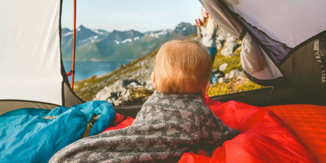 Zelten mit Säuglingen: So bist du gut ausgerüstet